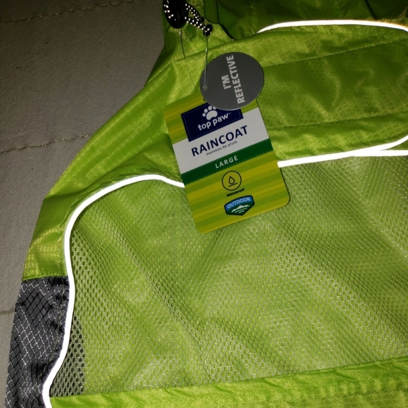 ❤️😍 Host Pick! 🐕❤️  Rain Jacket With Reflective Accents L - Picture 12 of 12